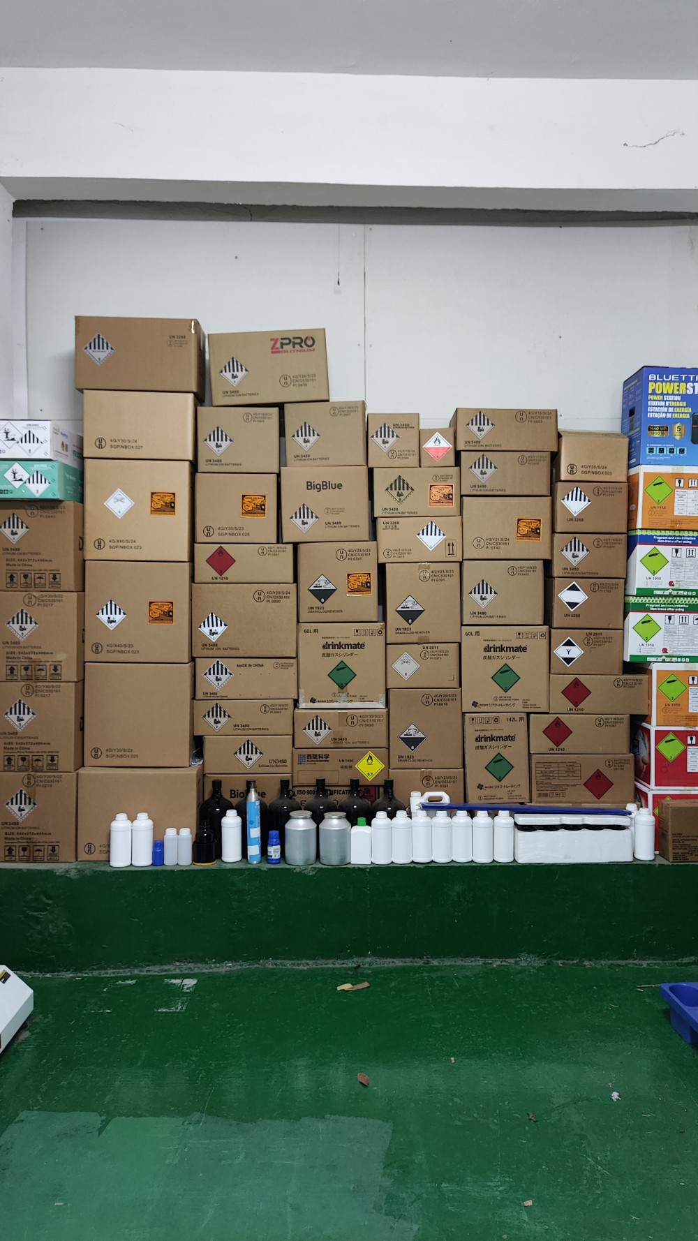 危险品纸箱标记与标签张贴位置核对